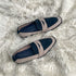 David - Bi-material penny loafer in the finest Suede leather.