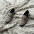 Carlyle - Horse-bit loafer in beige velvet