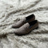 Carlyle - Horse-bit loafer in beige velvet