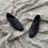 Carlyle - Grey. Horse-bit loafer in the finest velveteen fabric.
