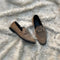 Carlyle - horse-bit loafer made in the finest velveteen fabric in Sand color