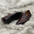 Desmond - Single component Penny loafer made from the finest Nappa calf leather. Finished in the beautiful Dark Tan patina