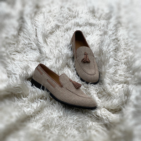 Henry - Meticulously crafted tassel loafer, made from the finest, breathable Jute
