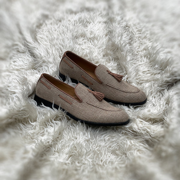 Henry - Meticulously crafted tassel loafer, made from the finest, breathable Jute