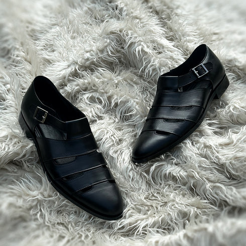 Ihsahn - Minimalist Greek Sandal; meticulously hand-crafted from very soft Calf leather.