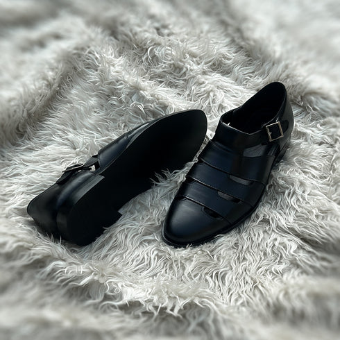 Ihsahn - Minimalist Greek Sandal; meticulously hand-crafted from very soft Calf leather.