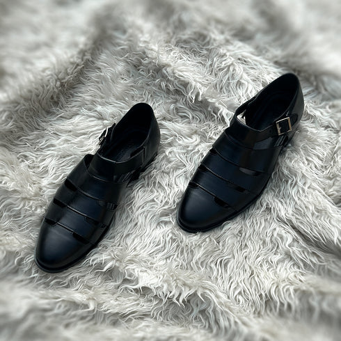 Ihsahn - Minimalist Greek Sandal; meticulously hand-crafted from very soft Calf leather.