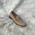 Suarez - Buttermilk: Penny loafer made from the finest breathable fabric Jute. Supplemented with calf leather detailing and a buttery soft inner cow leather lining.