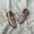 Suarez - Buttermilk: Penny loafer made from the finest breathable fabric Jute. Supplemented with calf leather detailing and a buttery soft inner cow leather lining.