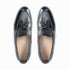 Duncan tassel loafer in Ashen gray patina - top view