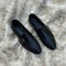 Lars - Single strap Loafer with hand-stitch detailing. Made from the finest Black calf leather, soft inner lining and durable rubber sole