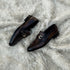 Lucca - Horse-bit Penny loafer finished in the very beautiful museum Burnt Cedar patina